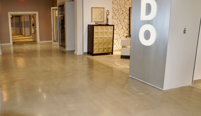 Business Interior Floors Polished Concrete Flooring