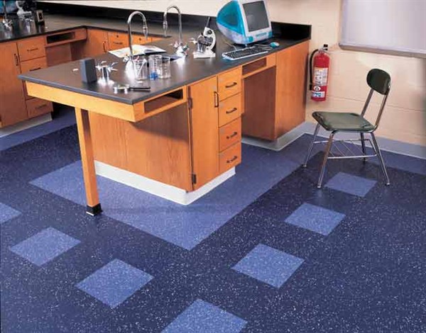 Business Interior Floors Rubber Flooring